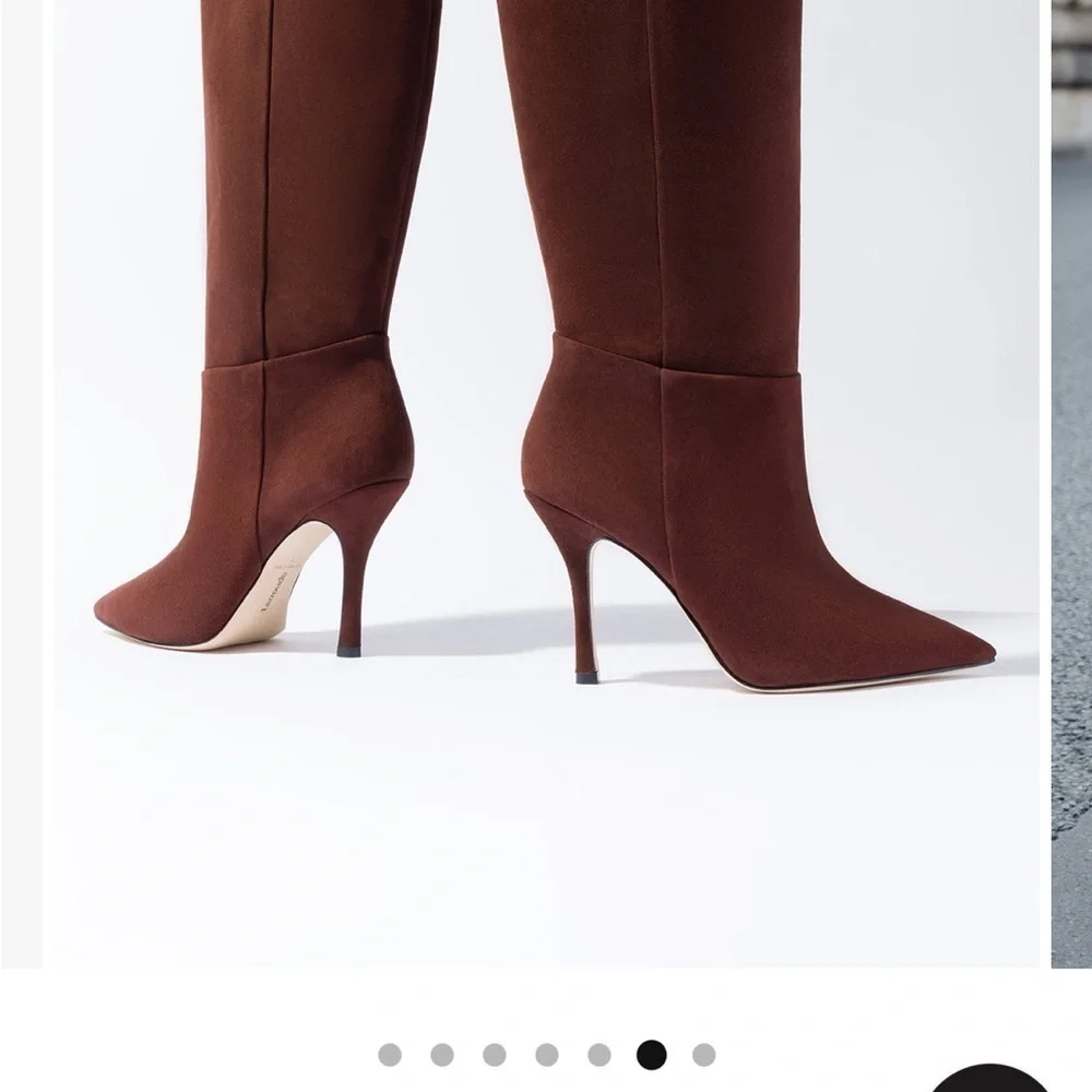 Larroude Brown Over the Knee Boots with Stiletto Heel
NWT - Picture 6 of 8